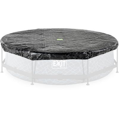 Pool-Abdeckplane EXIT "Durchmesser 244cm", schwarz, ø 244cm, Kunststoff, Planen, schützt den Pool oder das Trampolin gegen Wetter und Schmutz Image