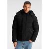 Steppjacke BRUNO BANANI, Herren, Gr. S (48), schwarz, Web, Obermaterial: 100% Polyester. Futter: 100% Polyester. Ärmelfutter: 100% Polyester. Wattierung: 100% Polyester, unifarben mit Farbeinsatz, kontrastfarbene Details, casual, bequem hüftlang,...