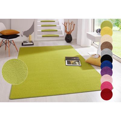 Teppich HANSE HOME "Fancy" Gr. 4, grün, B:160cm H:7mm L:240cm, Kunstfaser, Teppiche, Kurzflor, Läufer, uni, gekettelt, Wohnzimmer, Schlafzimmer, Esszimmer Image