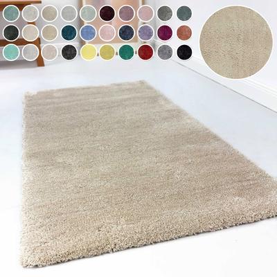 Hochflor-Teppich ESPRIT "Relaxx ESP-4150", beige (creme, beige, meliert), H:25mm Ø:200cm, Kunstfaser, Teppiche, Wohnzimmer, sehr große Farbauswahl, weicher dichter Hochflor Image