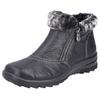 Winterboots RIEKER, Damen, Gr. 38, schwarz, Leder, sportlich, Schuhe, mit Rieker-TEX-Membran