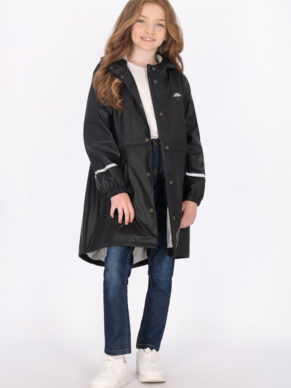 Schmuddelwedda Regenmantel Mädchen schwarz, 104 Image