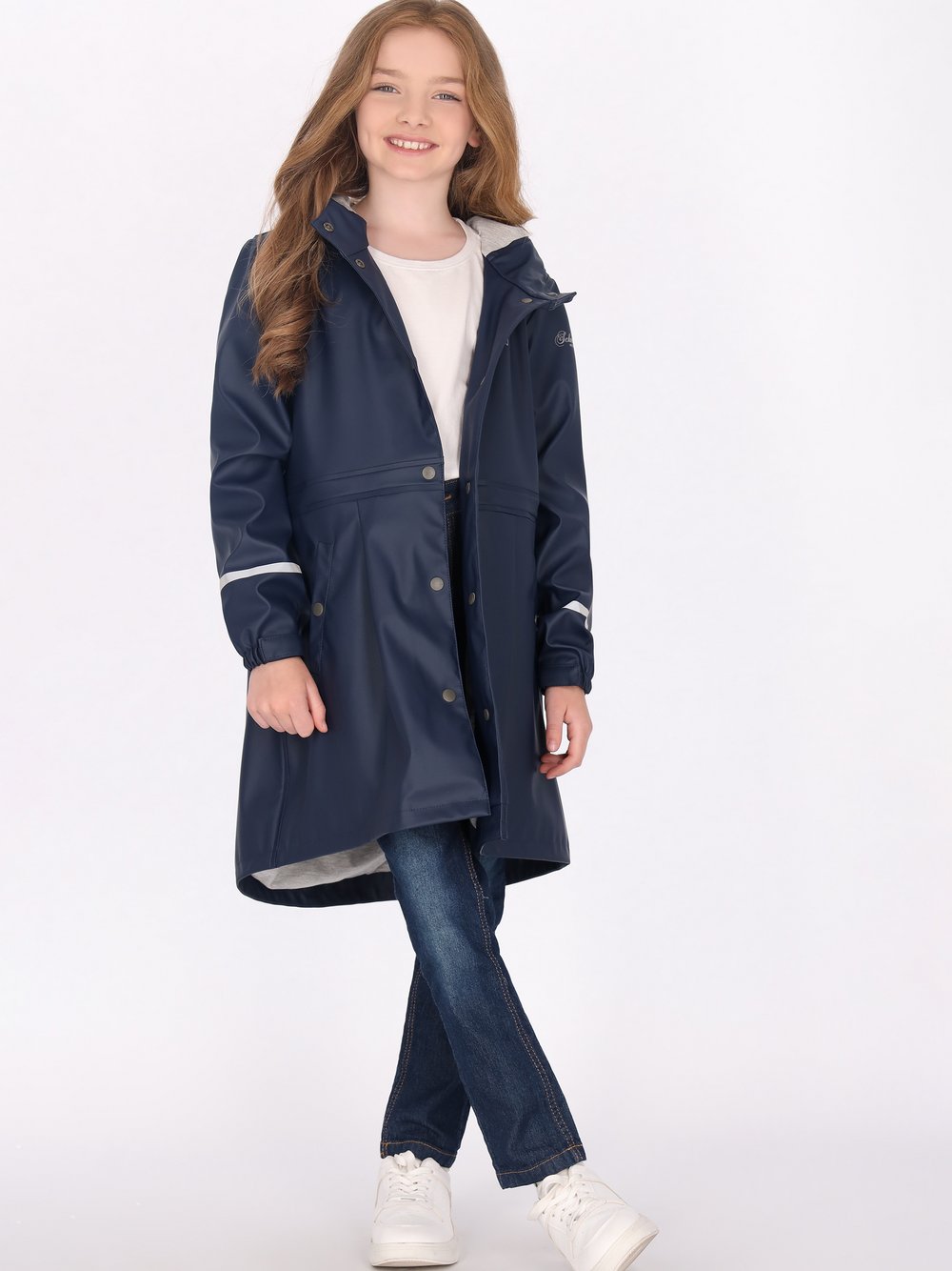 Schmuddelwedda Regenmantel Mädchen blau, 116 Image