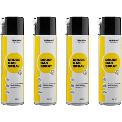 Teslanol - Druckluftspray 49752, 600 ml, 4 Stück