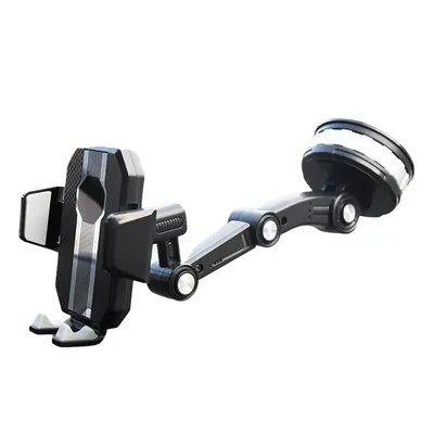 Car Phone Mount Car Phone Holder Mount Windshield Center Console Phone Holder Thick Case & Big Phones Friendly Universal Mount F