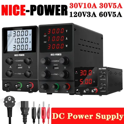 Industrial Laboratory DC Power Supply Adjustable Current Electronic Repair Variable Stablized