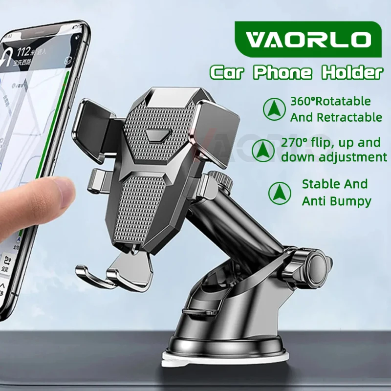 Suction Cup Car Phone Holder Holder Suction Cup Smart Phone Phone Holder Car Holder for iPhone 14 15pro Xiaomi Huawei Samsung