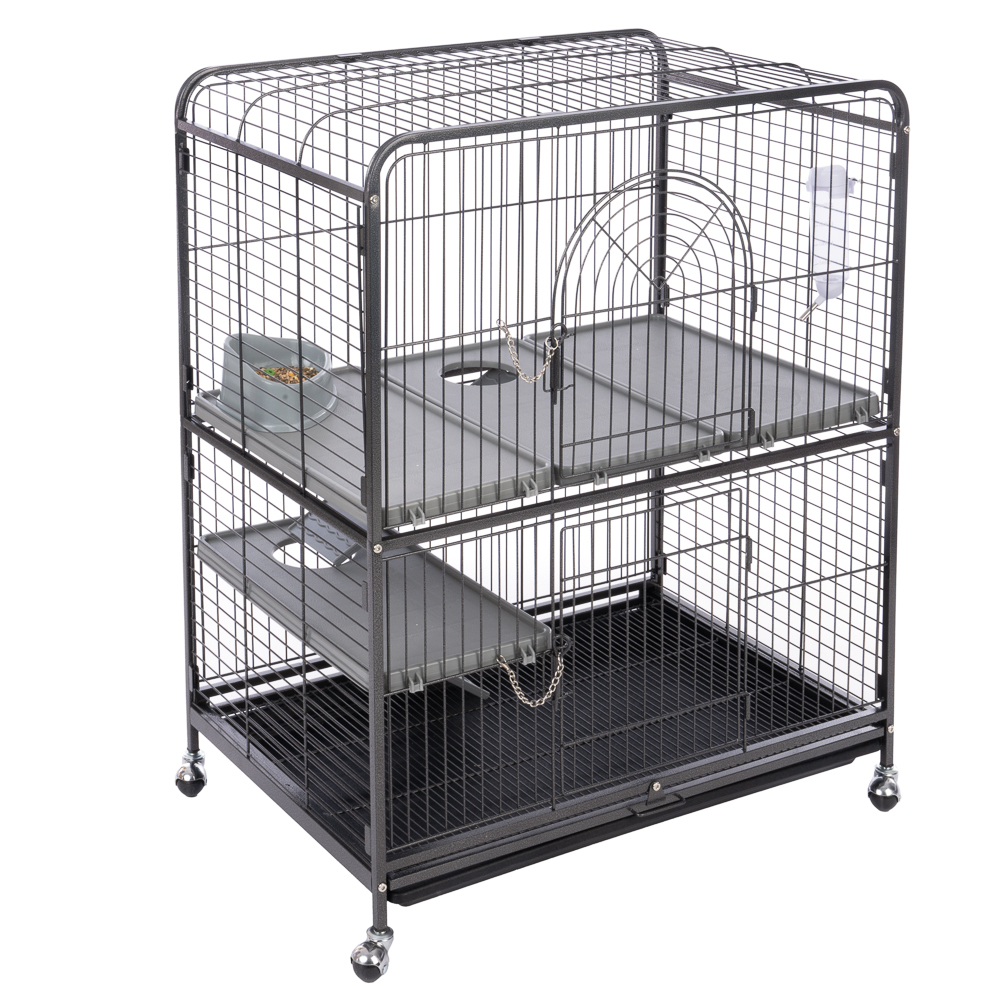 Cage principale pour petits animaux Villa TIAKI 79 x 52 x 99,5 cm