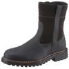 Winterstiefel JOSEF SEIBEL "CHANCE", Herren, Gr. 45, schwarz, Leder, Veloursleder, klassisch, Schuhe, mit dezenten Kontrastnähten