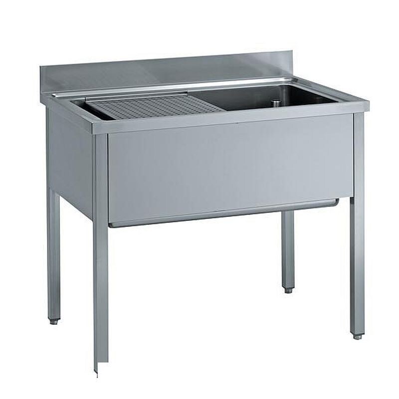 KBS Gastrotechnik Topfspüle mit Aufkantung B 120cm Image