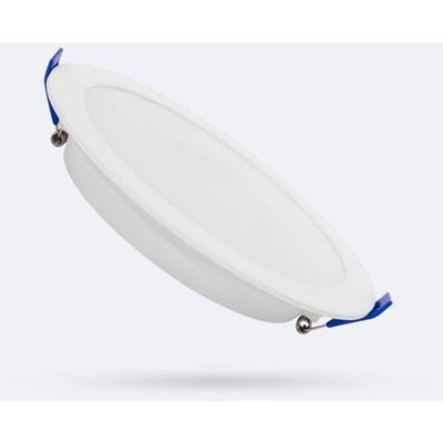 Efectoled - led Einbaustrahler flach 9W Rund solid Ausschnitt ø 125-135 mm 3000K Warmweiß Image
