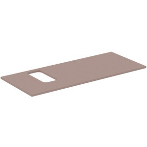 Ideal Standard Waschtischplatte i.life B Ausschnitt links f.1 Wand-WT 1202x507x18mm Greige matt, T54 T5458NH Image