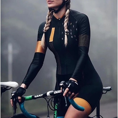 Radtrikot langarm mit Shorts Triathlon Triathlonanzug dunkelblau Fahrrad schnell trocknend Sport gemusterte Kleidung Bekleidung