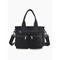 Vintage Cord-Einkaufstasche mit mehreren Reißverschlusstaschen - lässige Handtasche für Damen