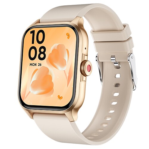 iMosi QX15 Smartwatch 1.85 Zoll Smartwatch Fitnessuhr Bluetooth Schrittzähler Anruferinnerung AktivitätenTracker Kompatibel mit Android iOS Damen Herren Freisprechanlage Wasserdicht Mediensteuerung Image