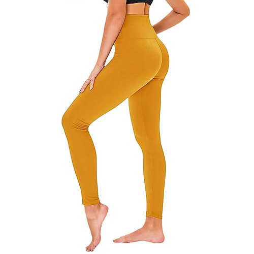 Damen Yogahose Nahtlos Po-Lifting Bauchkontrolle Hohe Taille Fitnesstraining Laufen Fitness Kurze Leggings Unterteile Einfarbig Dunkelgrau Schwarz Weiß Spandex Herbst Sport Sportkleidung Hohe Image