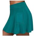 Per donna Gonna da corsa Gonna da tennis Tasche laterali 2 in 1 Pantaloncini / Cosciali Sportivo Athleisure Elastene Traspirante Traspirazione umidità Morbido Fitness Allenamento in palestra Corsa