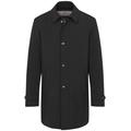 Bugatti HERRENMANTEL POPELINE Gr. 48 in schwarz | 100% Polyester