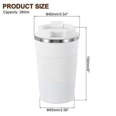 Insulated Travel Mug, 13 Oz Coffee Cup with Leakproof Lid