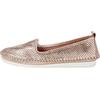 Slipper ANDREA CONTI, Damen, Gr. 43, rosa (rosé, metallic), Glattleder, Leder, sportlich, Schuhe
