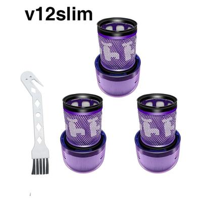 3er-Pack HEPA-Filter 971517-01 für Dyson V12 Detect Slim Akku-Staubsauger mit 1 Bürste Image
