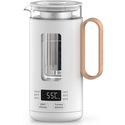 2in1 wasserkocher-teekanne 0,5l 500w weiß Naturamix teazenevolution Image