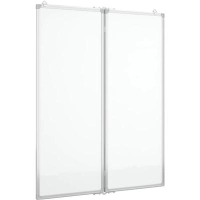 Magnetisches Whiteboard Klappbar 80x100x1,7 cm Aluminium Vidaxl