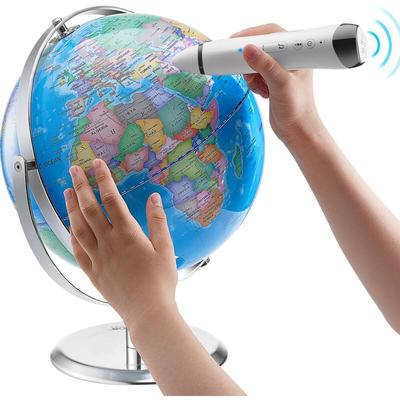 Sprechender Globus, 228,6 mm, Interaktiver Globus für Kinder, Pädagogischer Globus mit Image