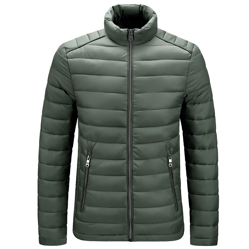 Men's Quilted Jacket Puffer Jacket Puffer Winter Jacket Winter Puffer Coat Spring Winter Outdoor Insulated Packable Lightweight Outerwear Lightweight Puffer Jacket Puffy Coat Full Zip Fishing