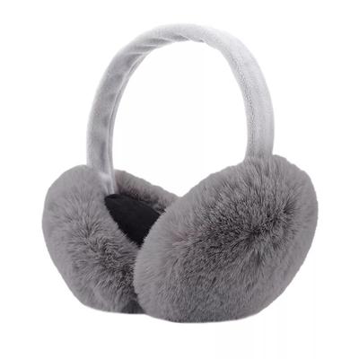 Ear Muffs for Winter Fluffy Foldable Earmuffs Thermal Soft Removable Ear Covers Winter Ear Warmers for Women