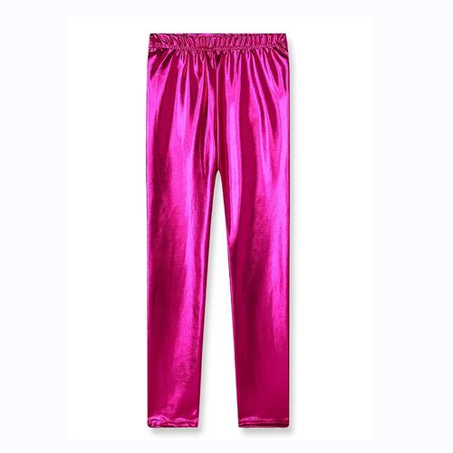 Kids Girls' Leggings Solid Color Fashion Outdoor 3-7 Years Fall Black Golden Rose