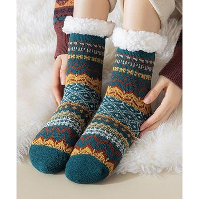 Warm Fuzzy Socks Stretchy Floor Socks for Winter with High Elasticity,Women's Perfet Gift for Living Room, Bedroom, Dining Room, Study Room, Game Room