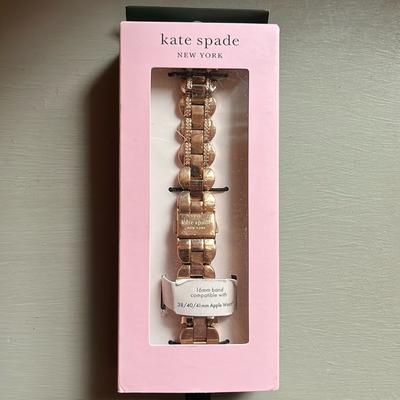 Kate Spade Accessories | Kate Spade 16mm Gold Watch Band Compatible With Apple Watch | Color: Gold | Size: Os