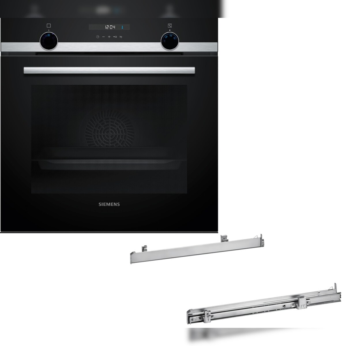 Siemens Set HB517GBS3 + HZ538000, Einbau-Backofen & Clip-Auszug EQ518ABSHB Image