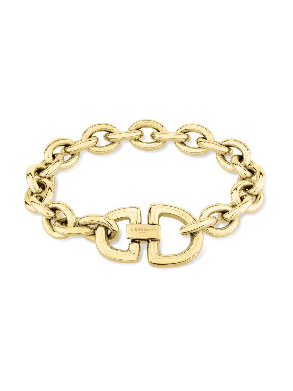 Liebeskind Berlin Armschmuck The D–Link Statement Damen gold, ONE SIZE Image