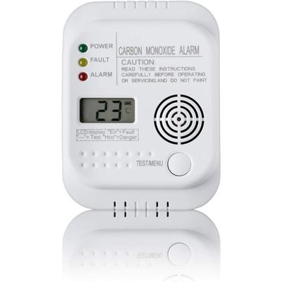 Memkey - Kohlenmonoxid-Detektor, batteriebetrieben, Gasdetektor mit Display und Temperaturanzeige Image