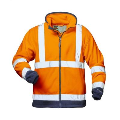 Benedikt Warnschutz-Fleecejacke Elysee en 471/3, en 340, Orange, Gr.XL