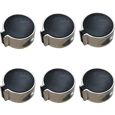 6 Stück Backofen-Herdknöpfe, Gasherdknöpfe, Gasherdknopf, Gasknopf, universeller Legierungsmodus, Image