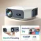 AUN AApproach Pro Mini Projecteur Portable, Android, 4K Movie Decode, LED Full HD, 1080P, Ginger Home Cinéma, 3D Cinema, Smart TV