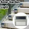 3 LED extérieur solaire en acier inoxydable lumière de jardin IP65 étanche jardin cour éclairage