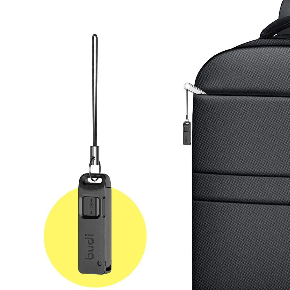 BUDI – boîte de rangement de fente pour carte SIM TF, avec broche d