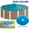 Oreiller de piscine à air durable Couverture de piscine en PVC Oreiller d'air Durable Couverture de piscine d'hivernage Oreiller résistant au froid pour piscines hors sol