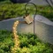 LED arrosoir solaire lumière suspendue bouilloire lanterne lumière creuse en fer forgé étoile lampe