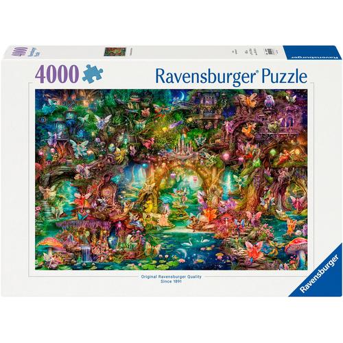 Puzzle RAVENSBURGER ""Die verborgene Welt der Feen"" Puzzles bunt Kinder Made in Germany; FSC - schützt Wald weltweit