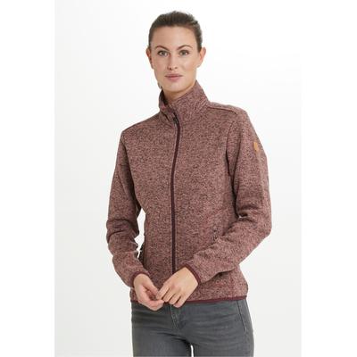 Fleecejacke WHISTLER "SAMANI", Damen, Gr. 34, braun (rostbraun), 100% Polyester, meliert, sportlich, normal, hoch geschlossener Ausschnitt, Langarm, Jacken, aus schnell trocknendem Funktionsmaterial Image