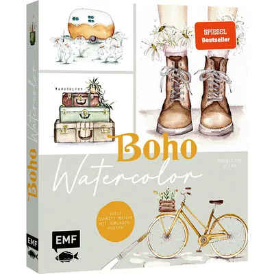 Buch Boho Watercolor Image