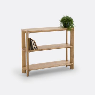 Signatures Elmo Solid Oak 3-Level Console Table