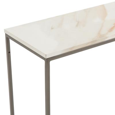 Mahaut Ceramic & Metal Console Table