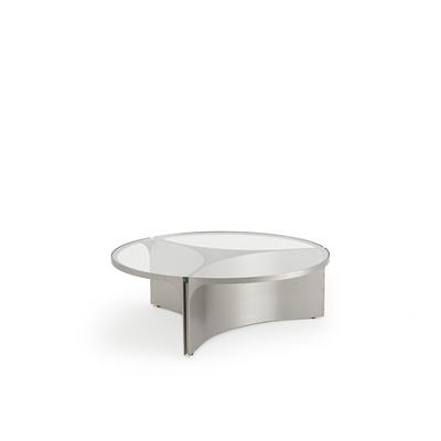 Gira Small Glass and Metal Coffee Table