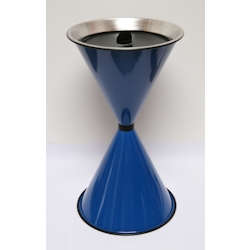 Stand Aschenbecher Diabolo 71x40cm blau inkl. 25 kg Quarzsand SZAGATO Aschenbecher groß Stand-Aschenbecher außen Aschenbecher stehend Aschenbecher Image